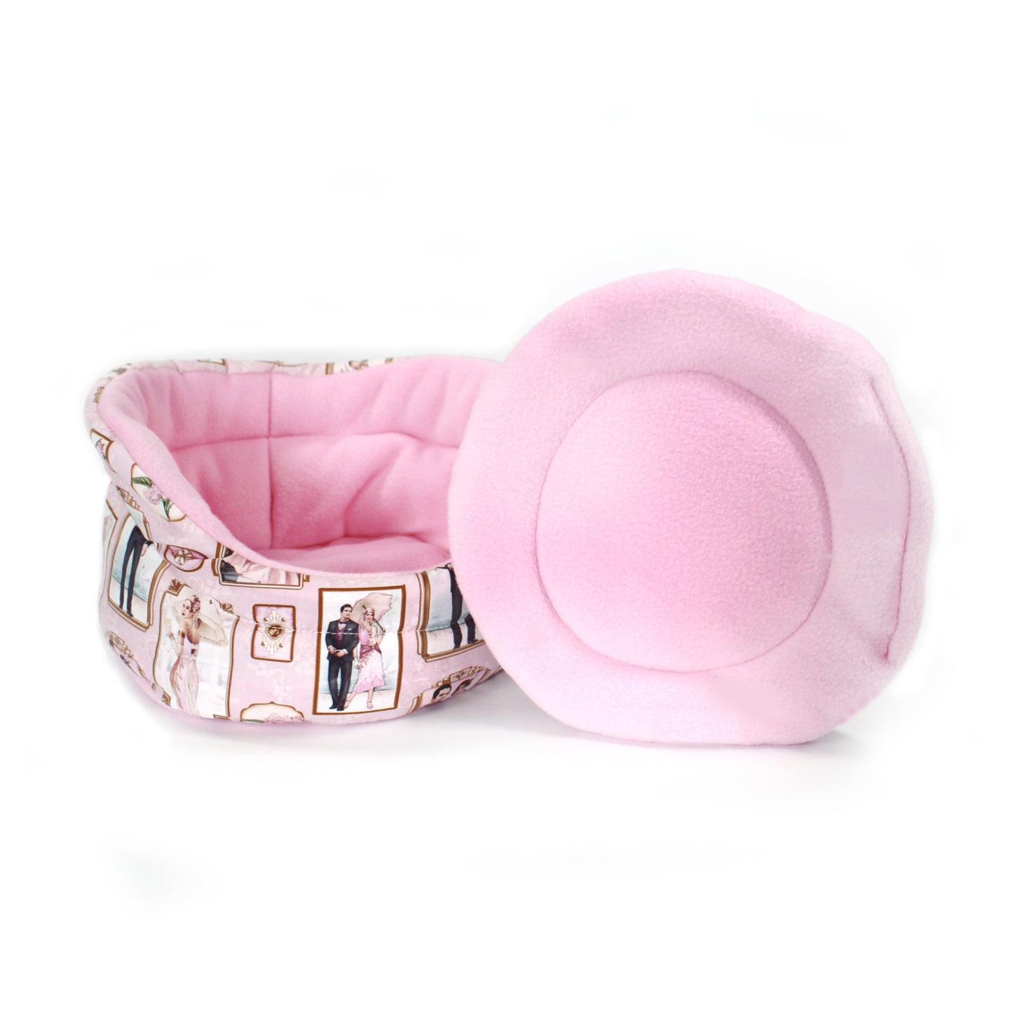 Pink Art Deco Cuddle Cup Bed