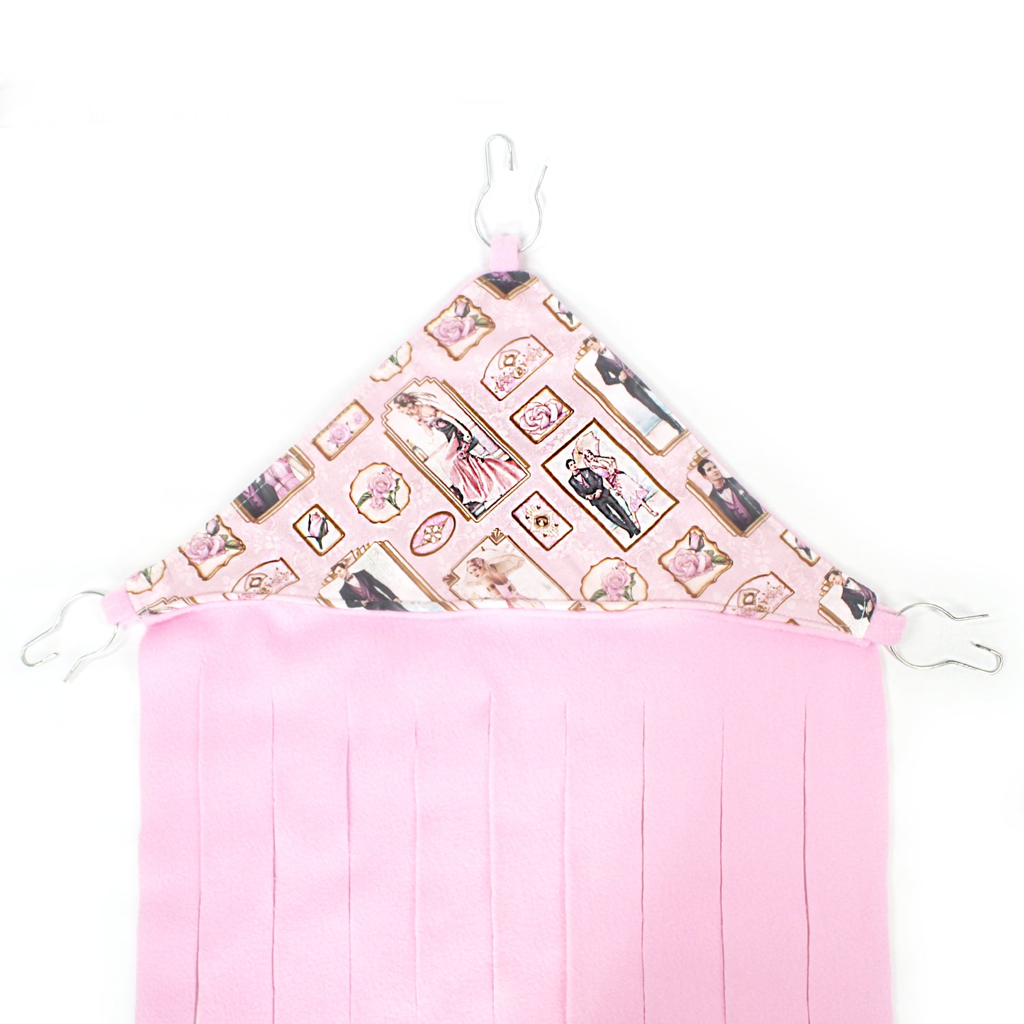 Pink Art Deco Corner Fleece Forest