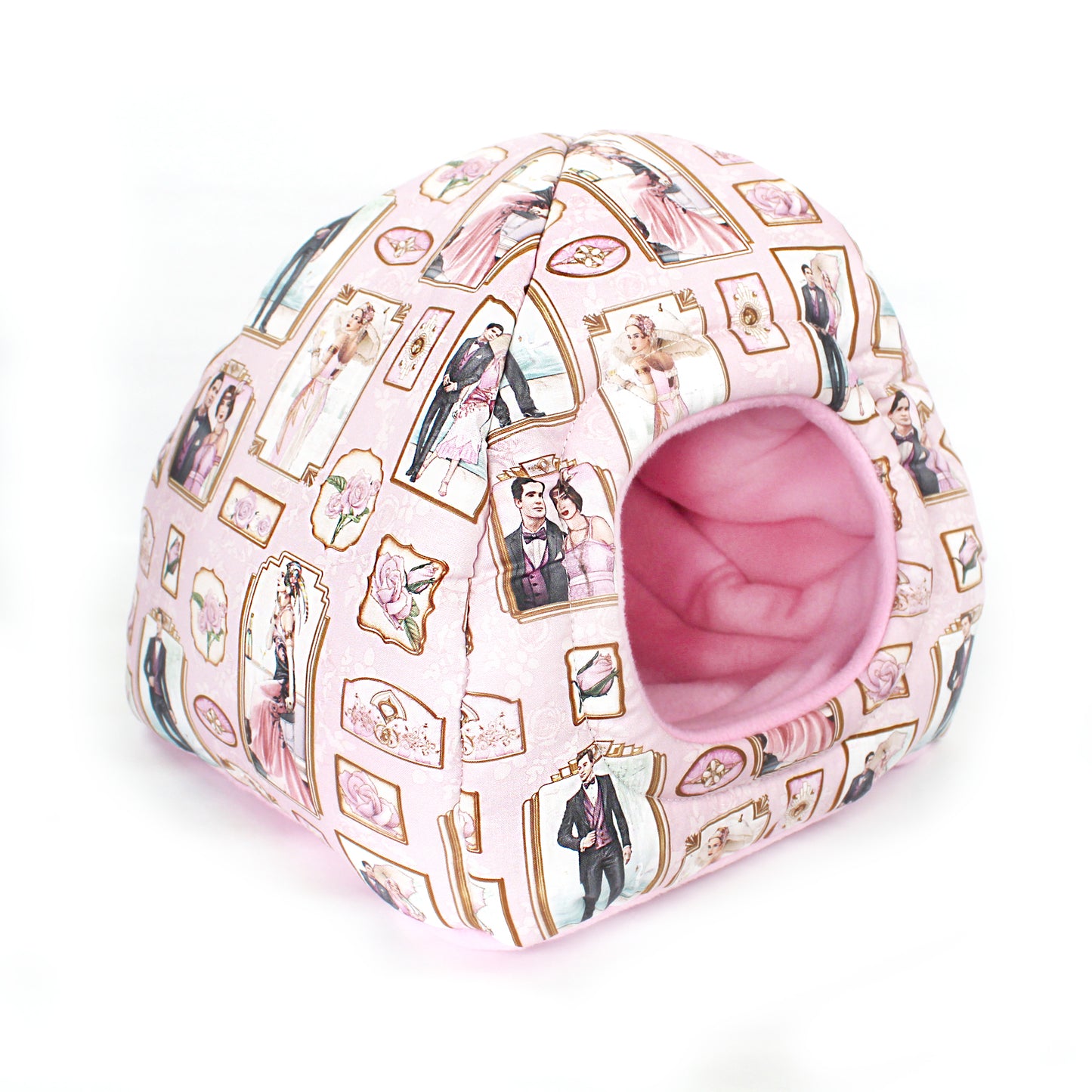 Pink Art Deco Guinea Pig Accessory Bundle