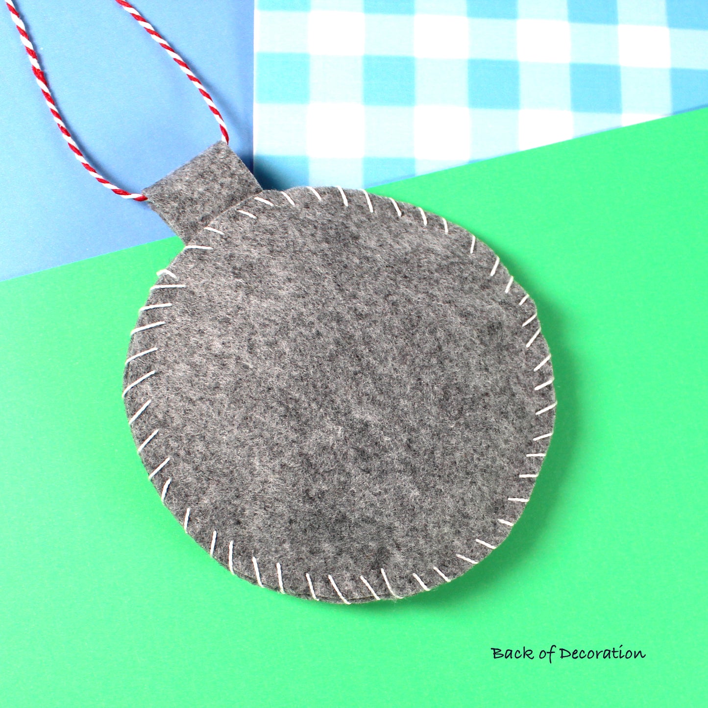 Felt Guinea Pig Cream & Caramel Decoration