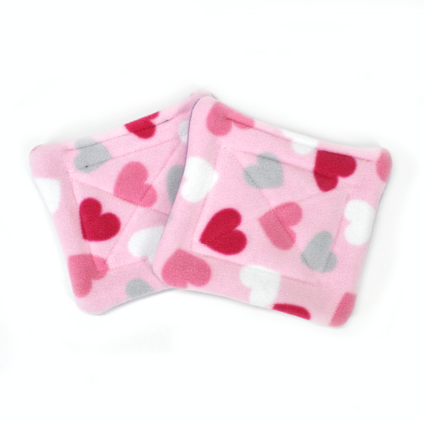 Pair of Pastel Hearts Drip Pads