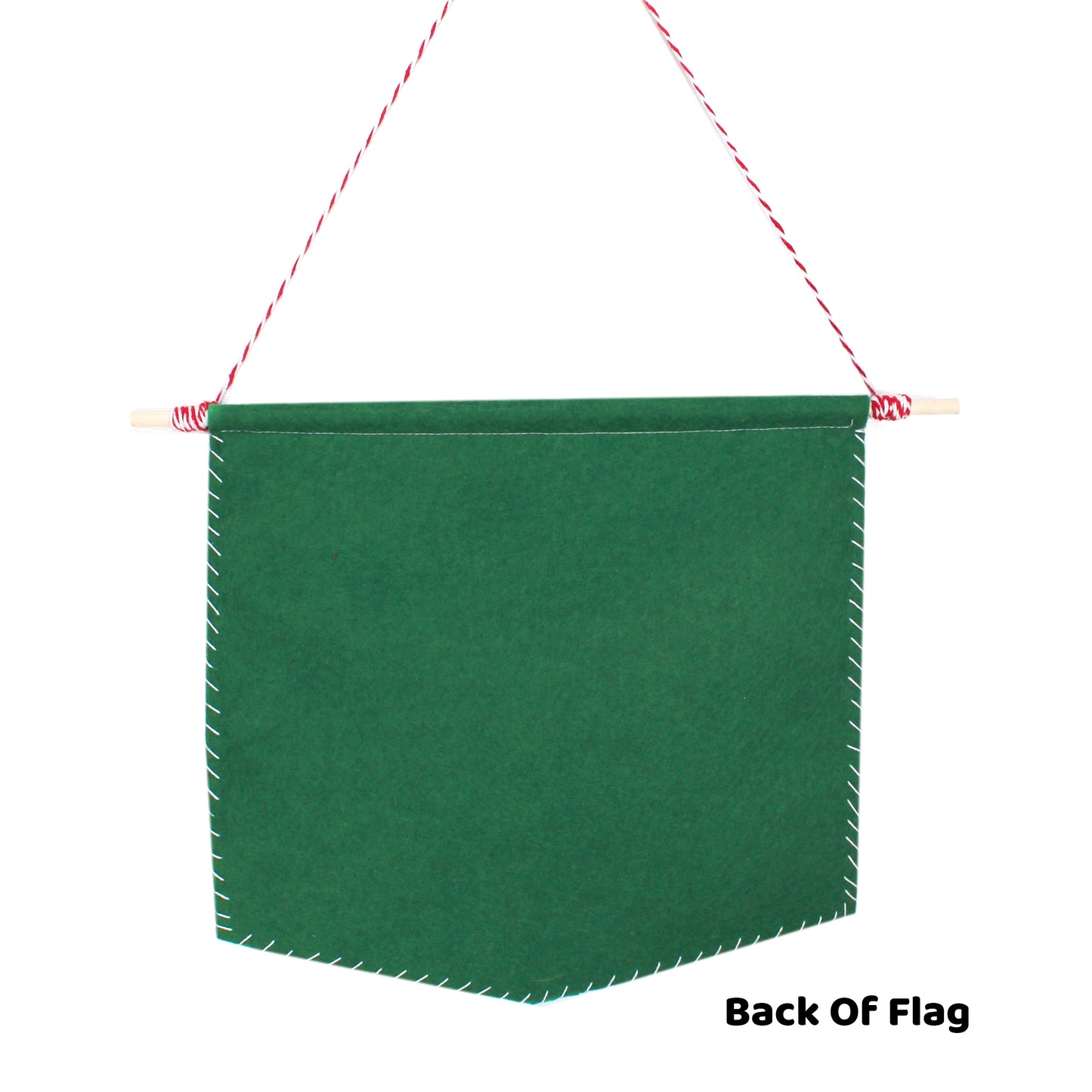 Handcrafted Guinea Pig In A Christmas Present - Wall Art Flag