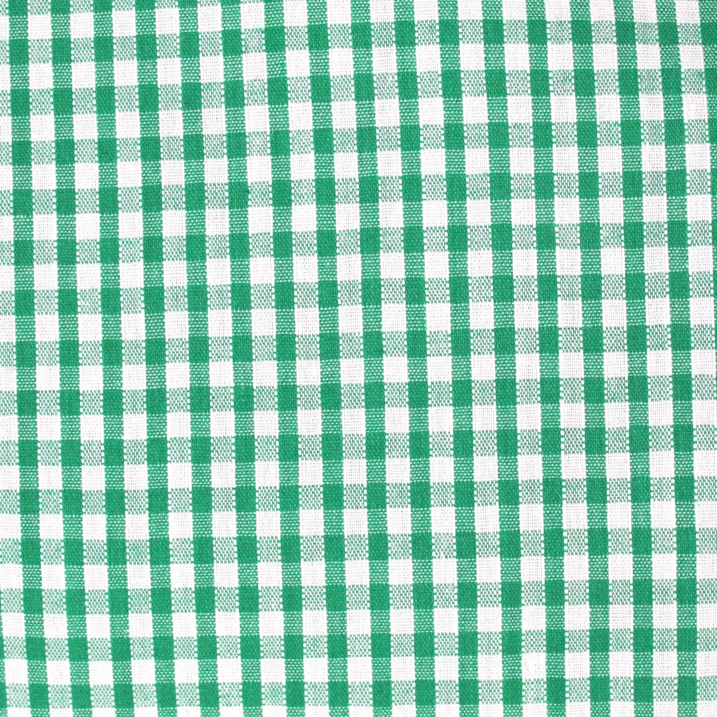 Green Gingham Guinea Pig Hidey House, close up of the green gingham pattern cotton fabric