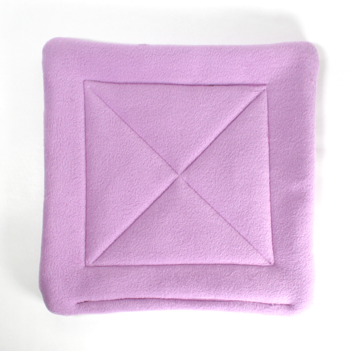 Large Lilac Square Pee Pad for Guinea Pigs, overhead view of the wee wee pad for guinea pigs