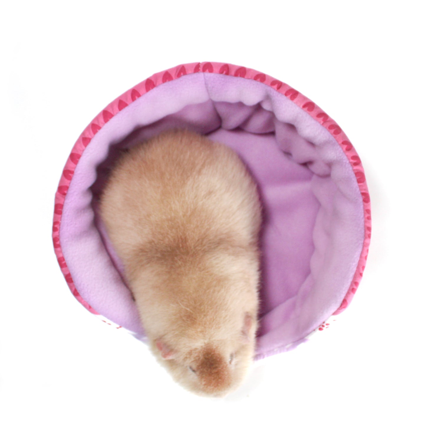 Cute Lilac Pattern Cuddle Cup Bed