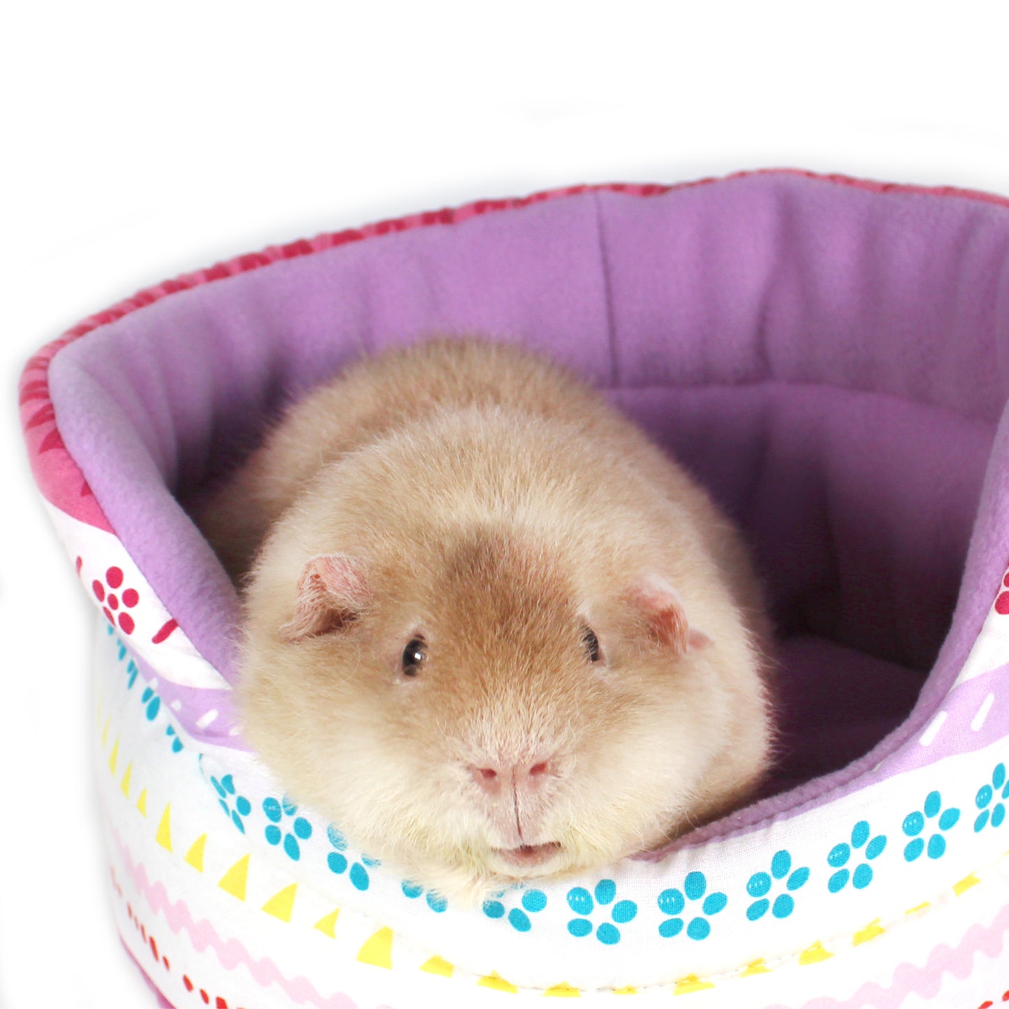 Cute Lilac Pattern Cuddle Cup Bed