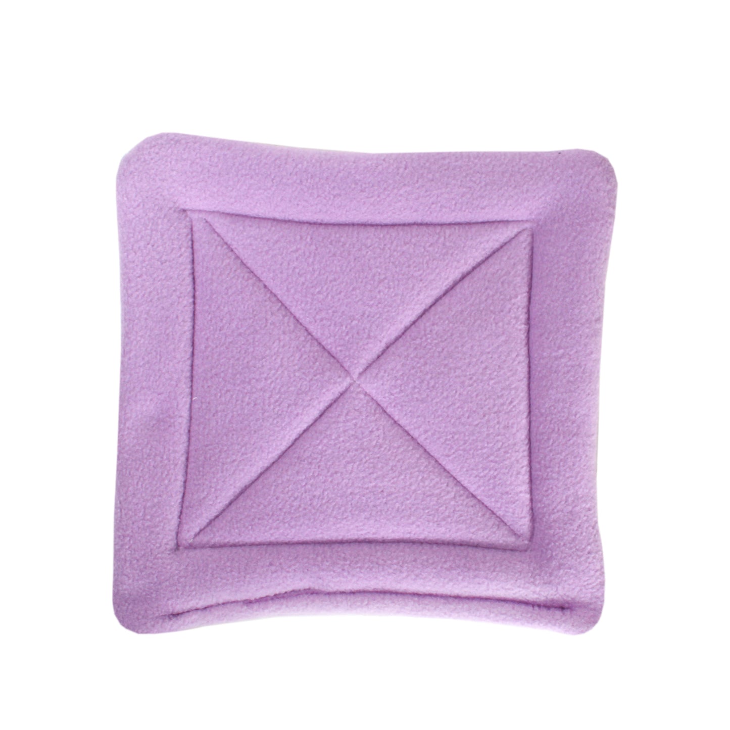 Pastel Hearts Hidey House, top view of the guinea pig pee pad that is included