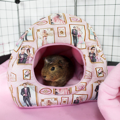 Pink Art Deco Hidey House for Guinea Pigs
