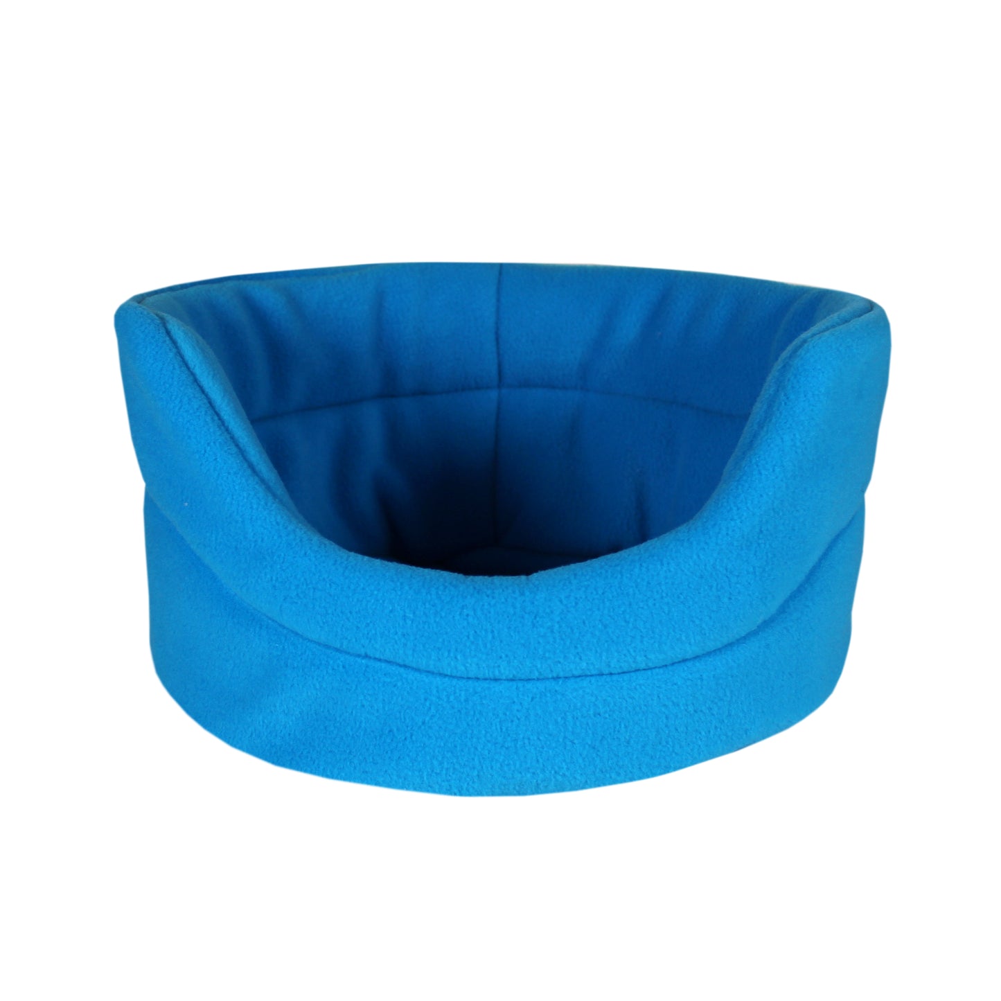 Rich Blue Guinea Pig Bed, front view of the bed for guinea pigs with out a guinea pig
