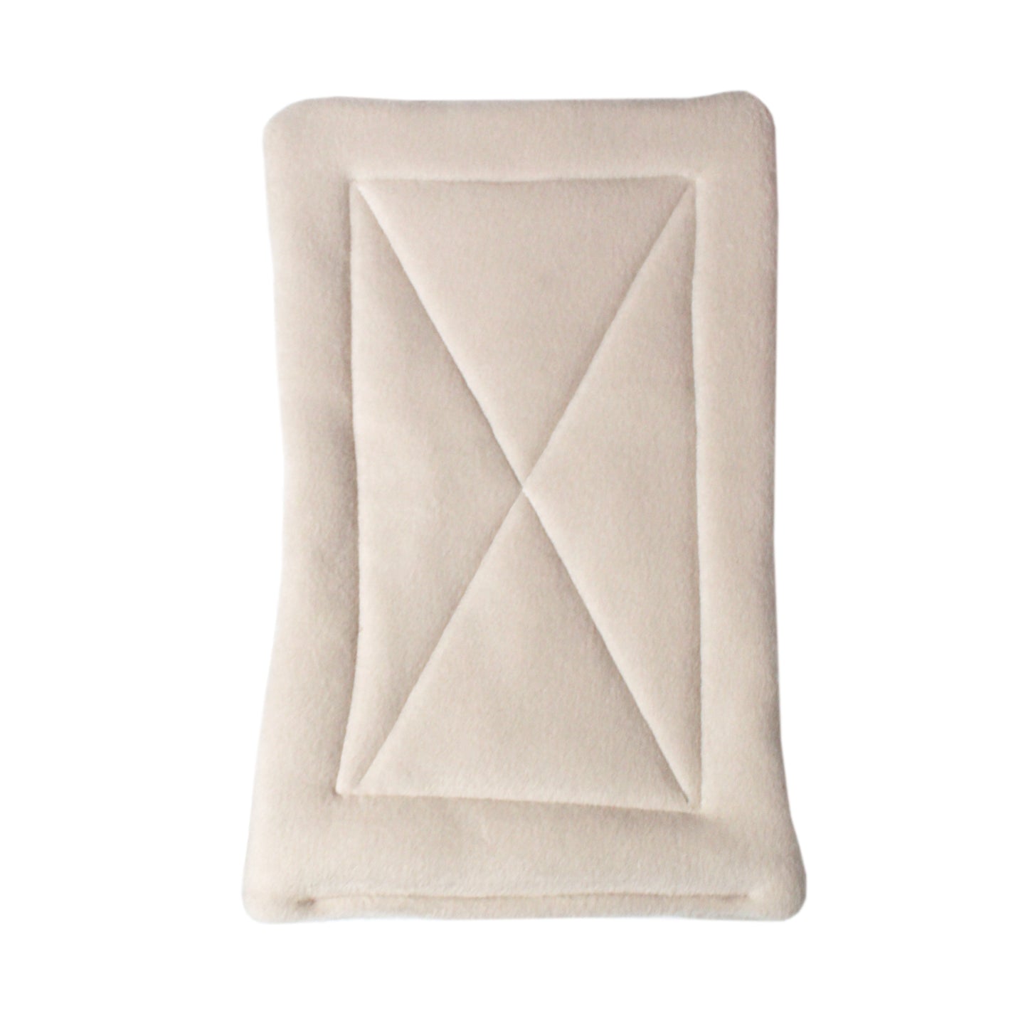 Pair of Absorbent Beige Fleece Pee Pads For Guinea Pig