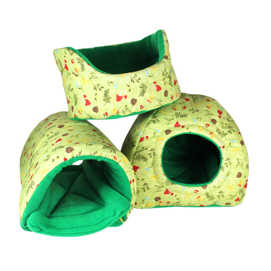 Green Mushroom Guinea Pig Accessory Set