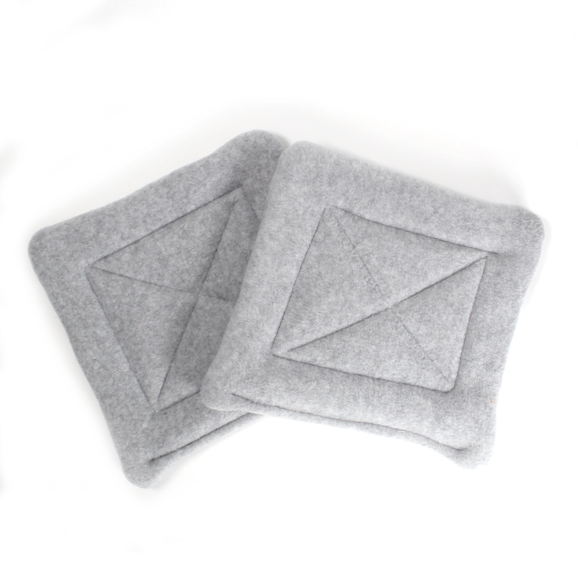 Pair of Grey Water Bottle Drip Pads