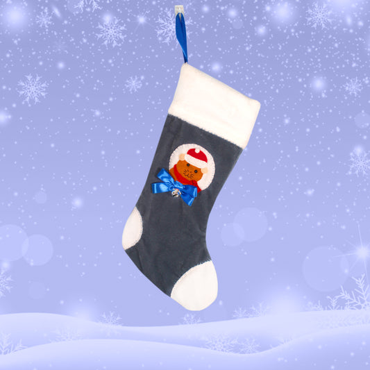 Cute Guinea Pig Velvet Christmas Stocking