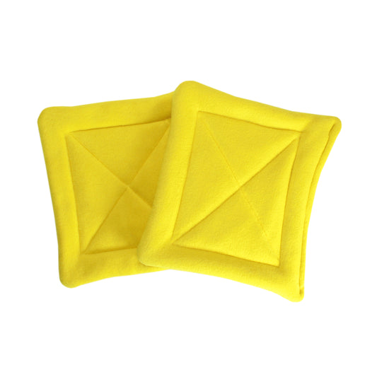 Pair Of Yellow Hidey House Pee Pads