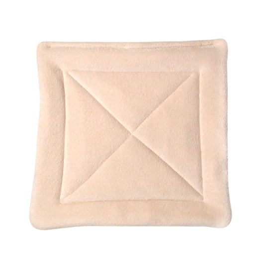 Large Beige Square Pee Pad, top view of the Guinea Pig Pee Pad