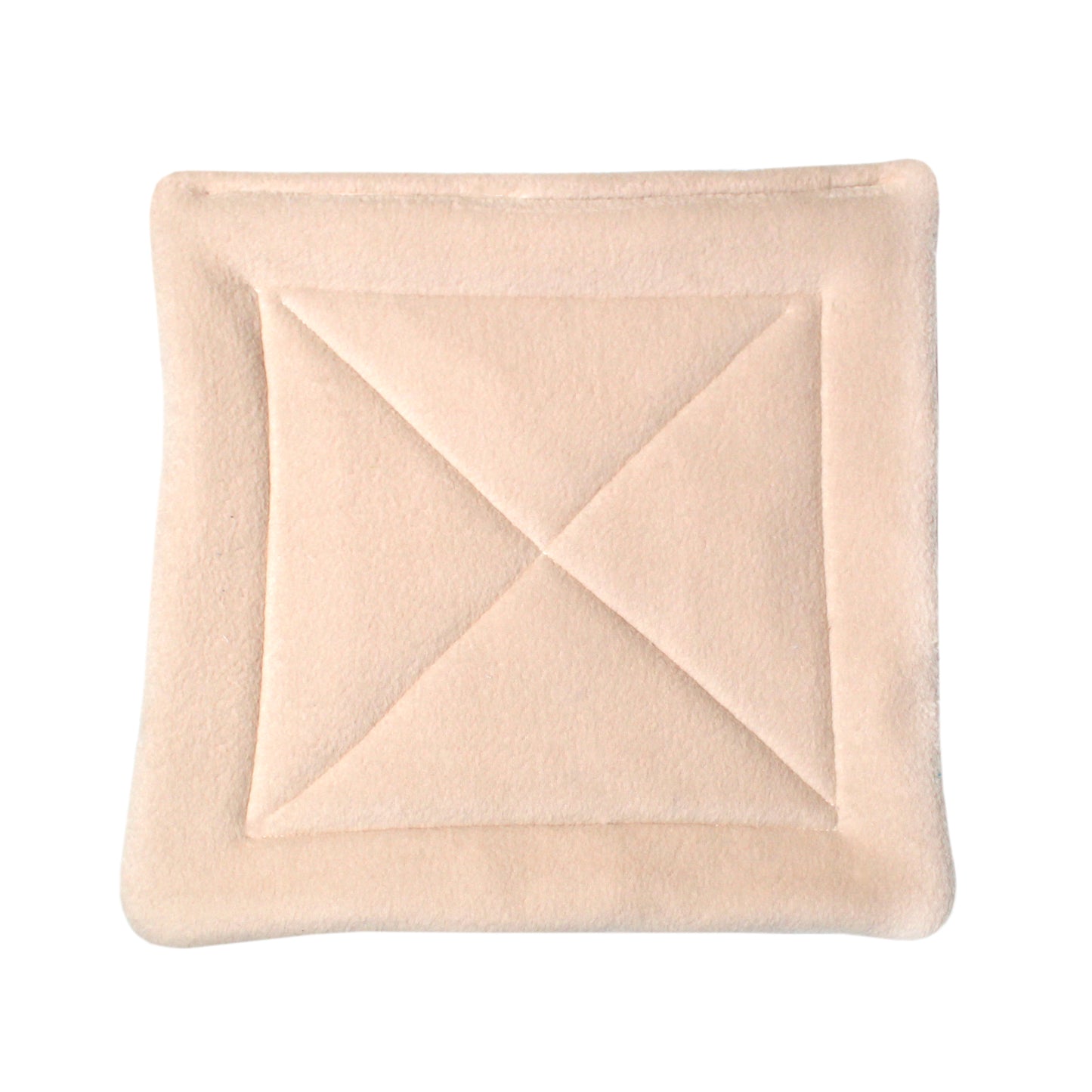 Large Beige Square Pee Pad, top view of the Guinea Pig Pee Pad
