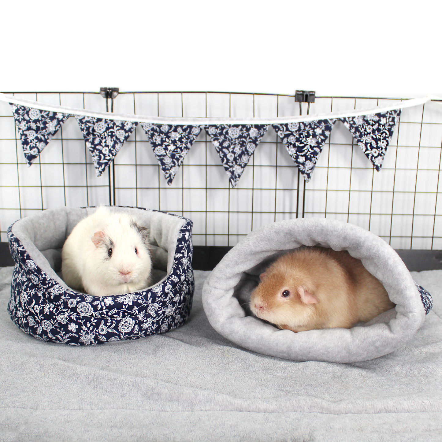 Vintage Floral Cuddle Sack for Guinea Pigs