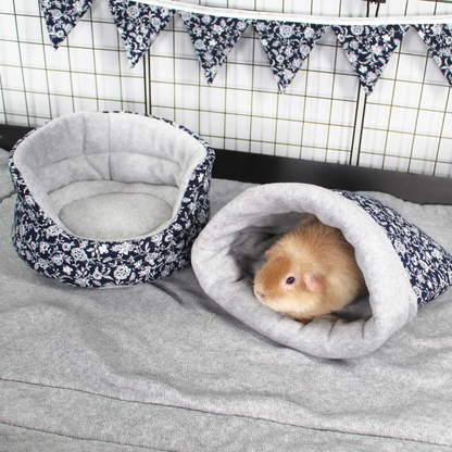 Vintage Floral Cuddle Sack for Guinea Pigs