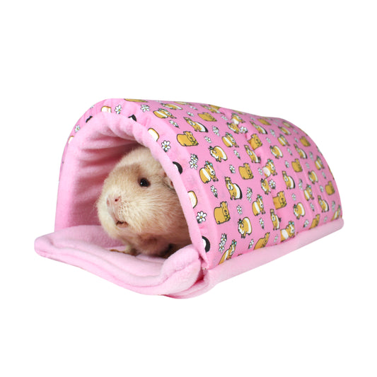 Light Pink Guinea Pig Pattern Snuggle Tunnel