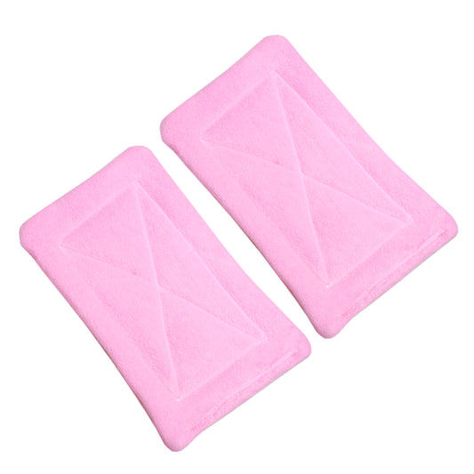Pair of Absorbent Baby Pink Fleece Pee Pads For Guinea Pig
