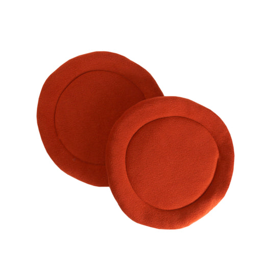 Pair Of Rust Circle Pee pads