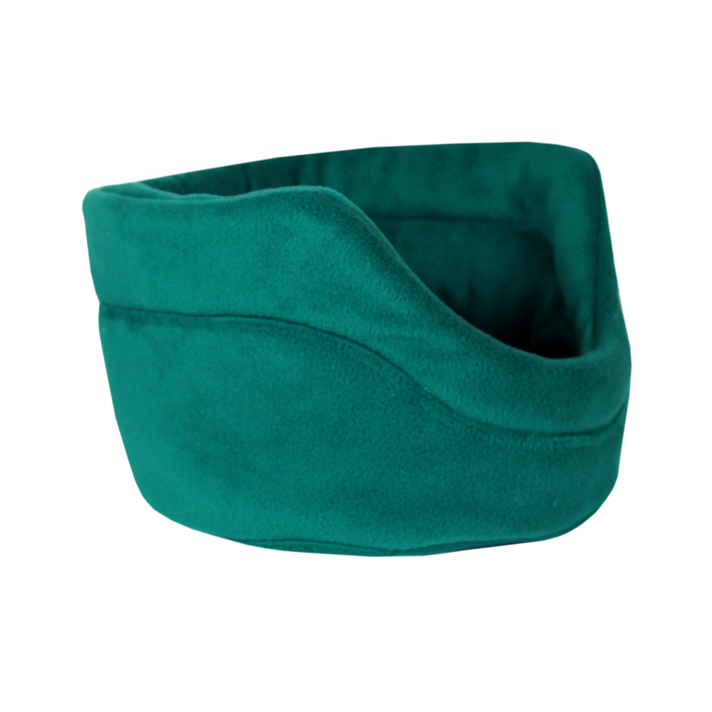 Teal Guinea Pig Cuddle Cup, side view empty