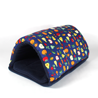 Navy Blue Vegetable Pattern Squish Tunnel