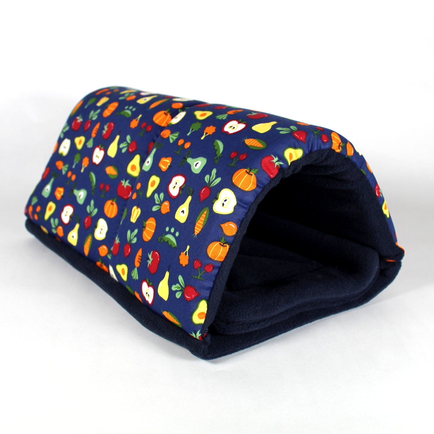 Navy Blue Vegetable Pattern Squish Tunnel